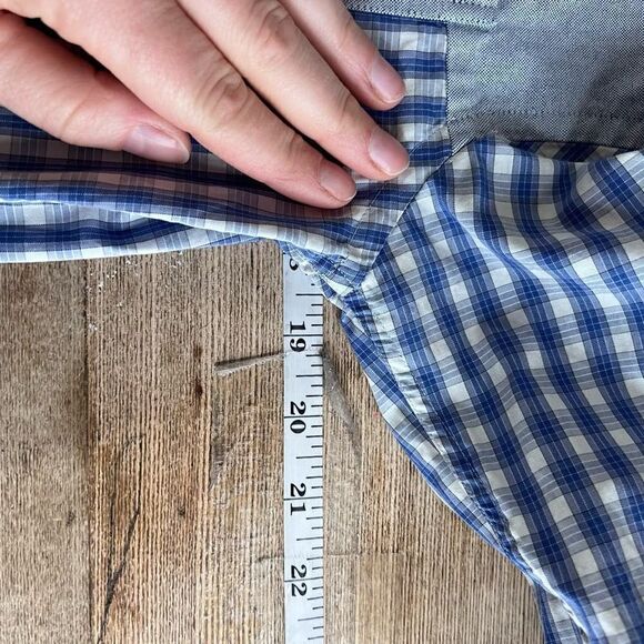 Gianni Valentino Slim fit Plaid Mixed Pattern Button Down Shirt medium - Picture 5 of 6